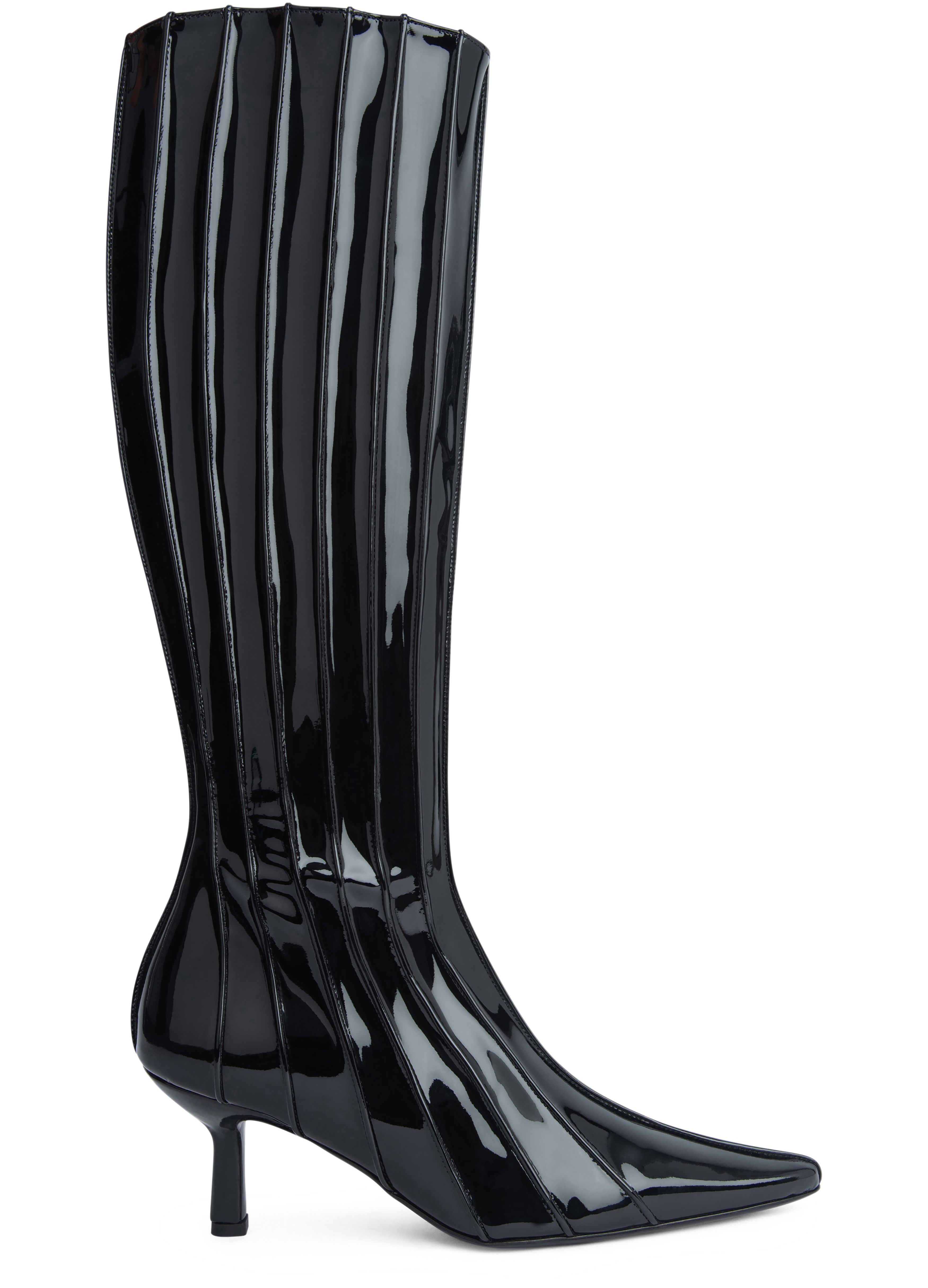 BY FAR Faye Patent Leather Boots