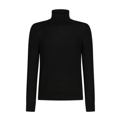 Dolce & Gabbana Turtle-neck sweater in virgin wool