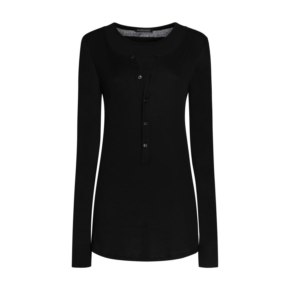 Ann Demeulemeester Vero double layer serafino top