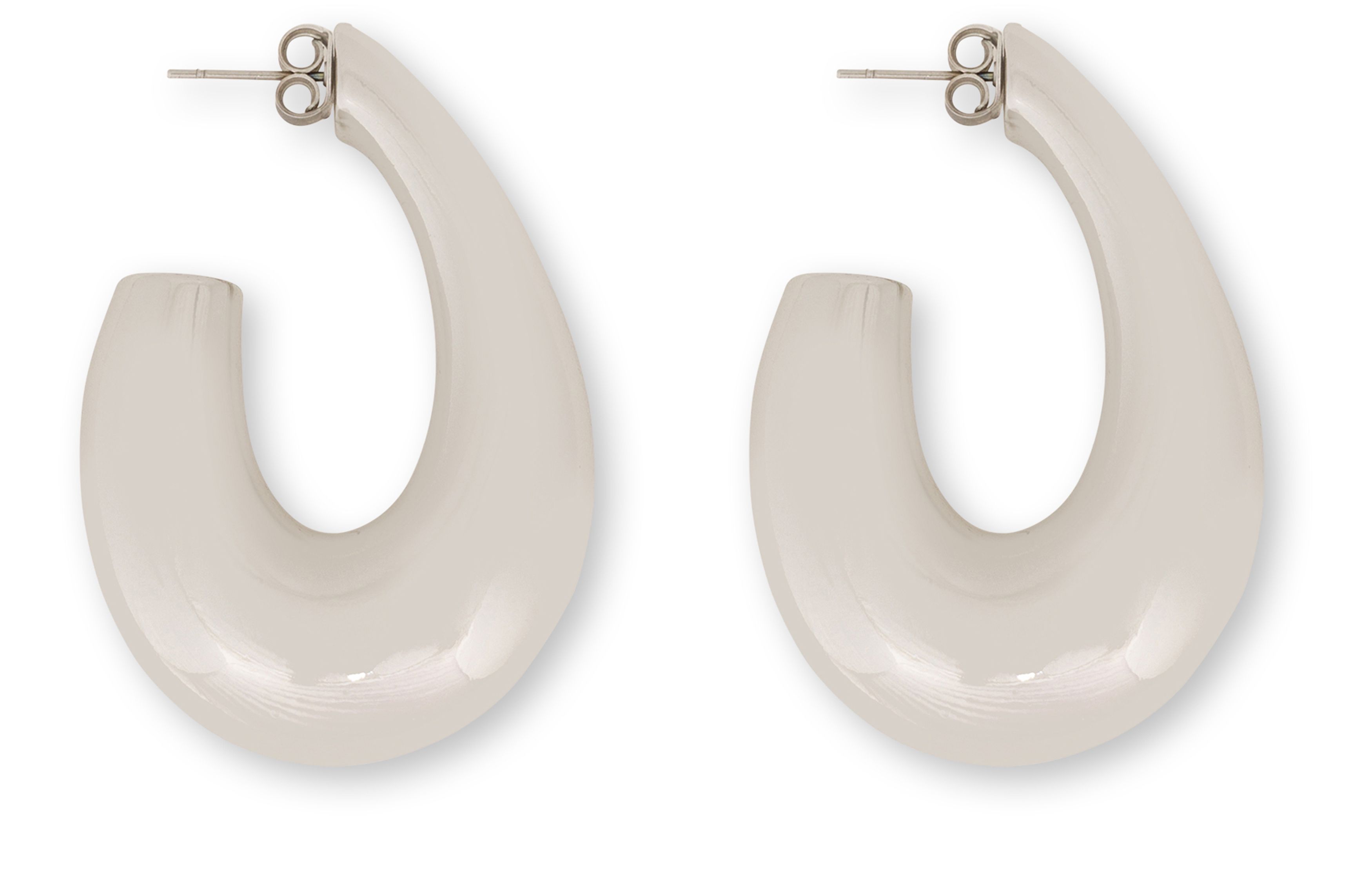 Alberta Ferretti Metal-effect ABS earrings