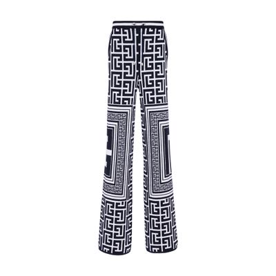 Balmain Monogrammed casual maxi pants