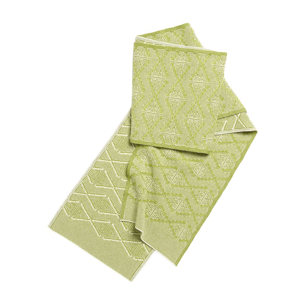 Barrie Scarf in cashmere with a monogram motif
