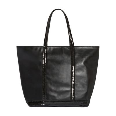  Smooth leather L cabas tote bag