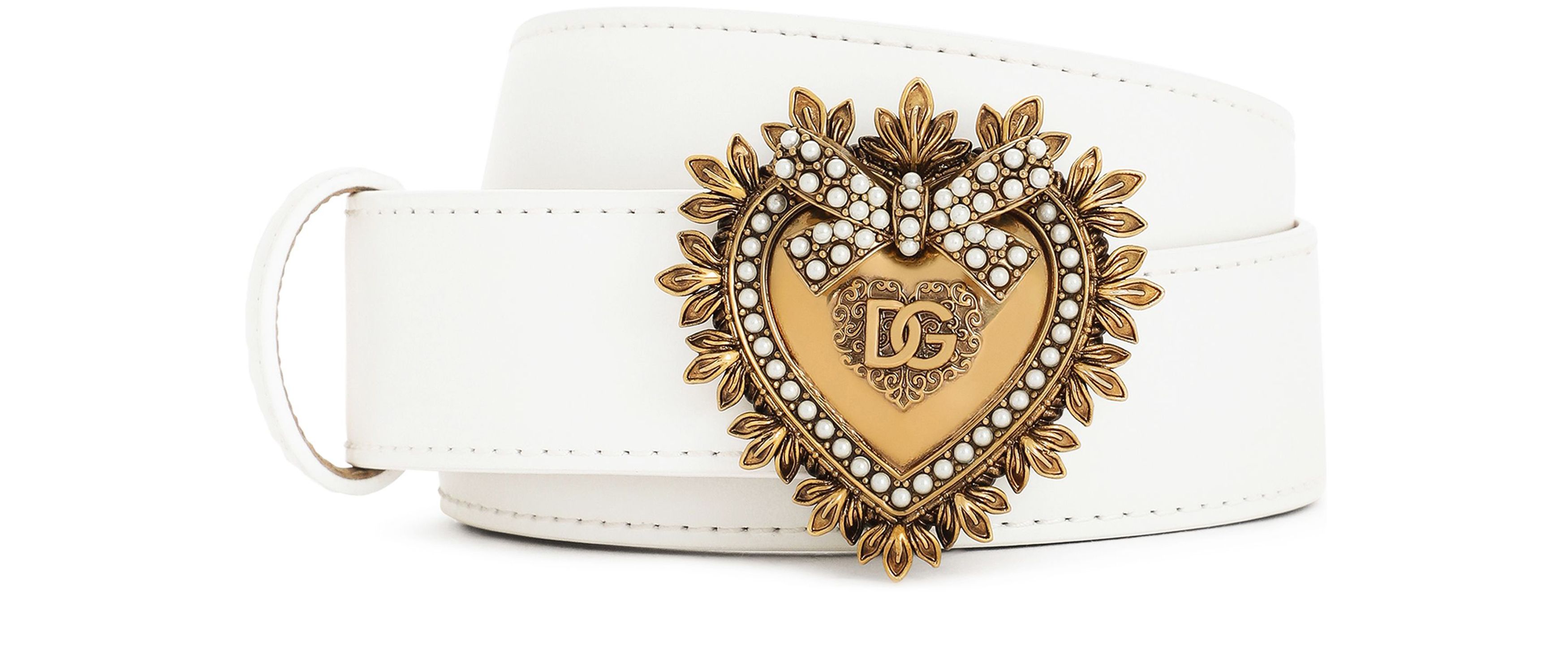 Dolce & Gabbana Leather Devotion belt