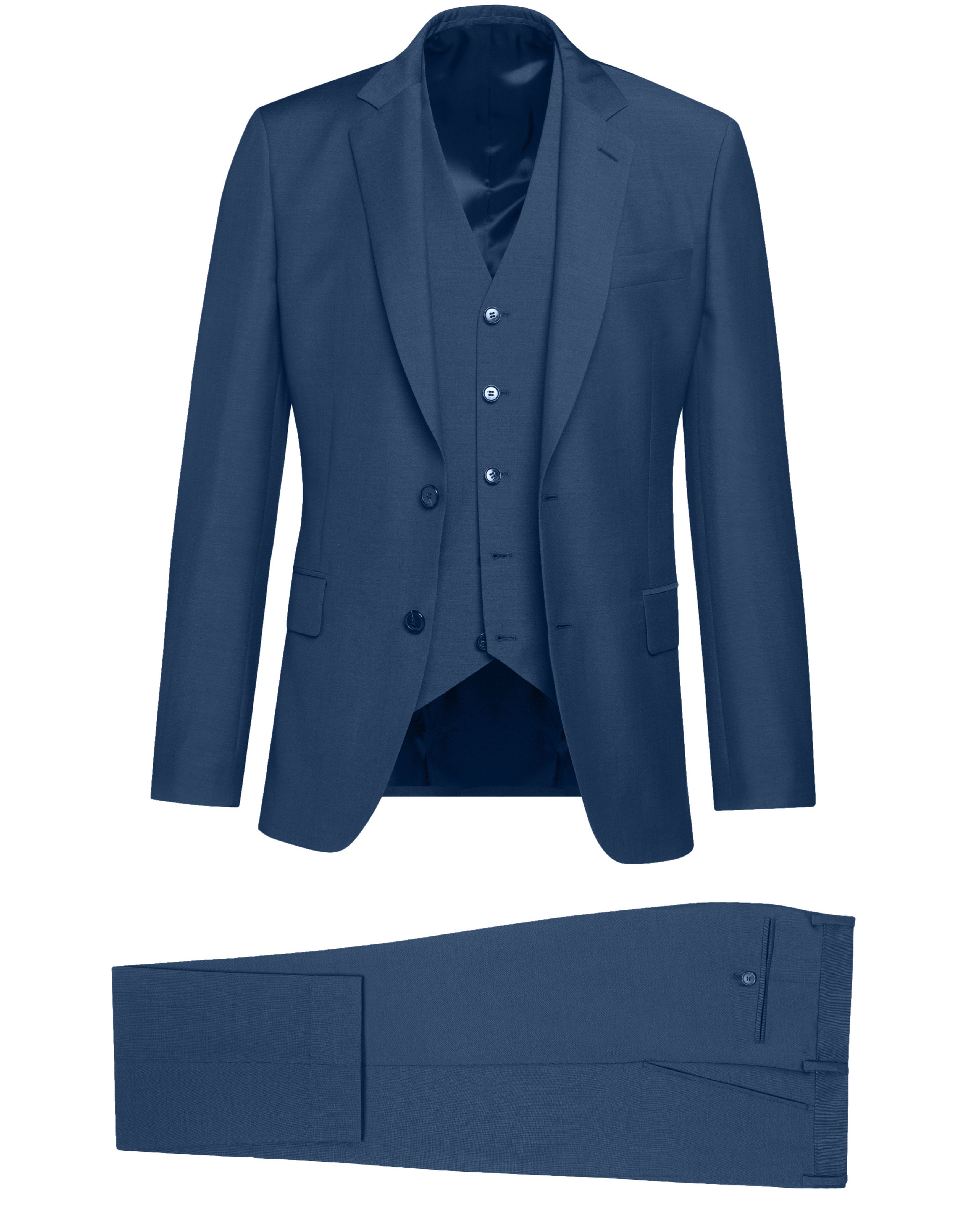  Serge 3-piece suit