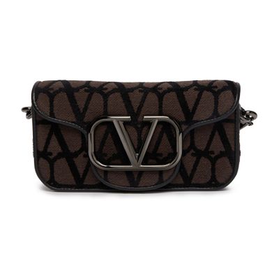 VALENTINO GARAVANI Loco mini canvas bag iconographer