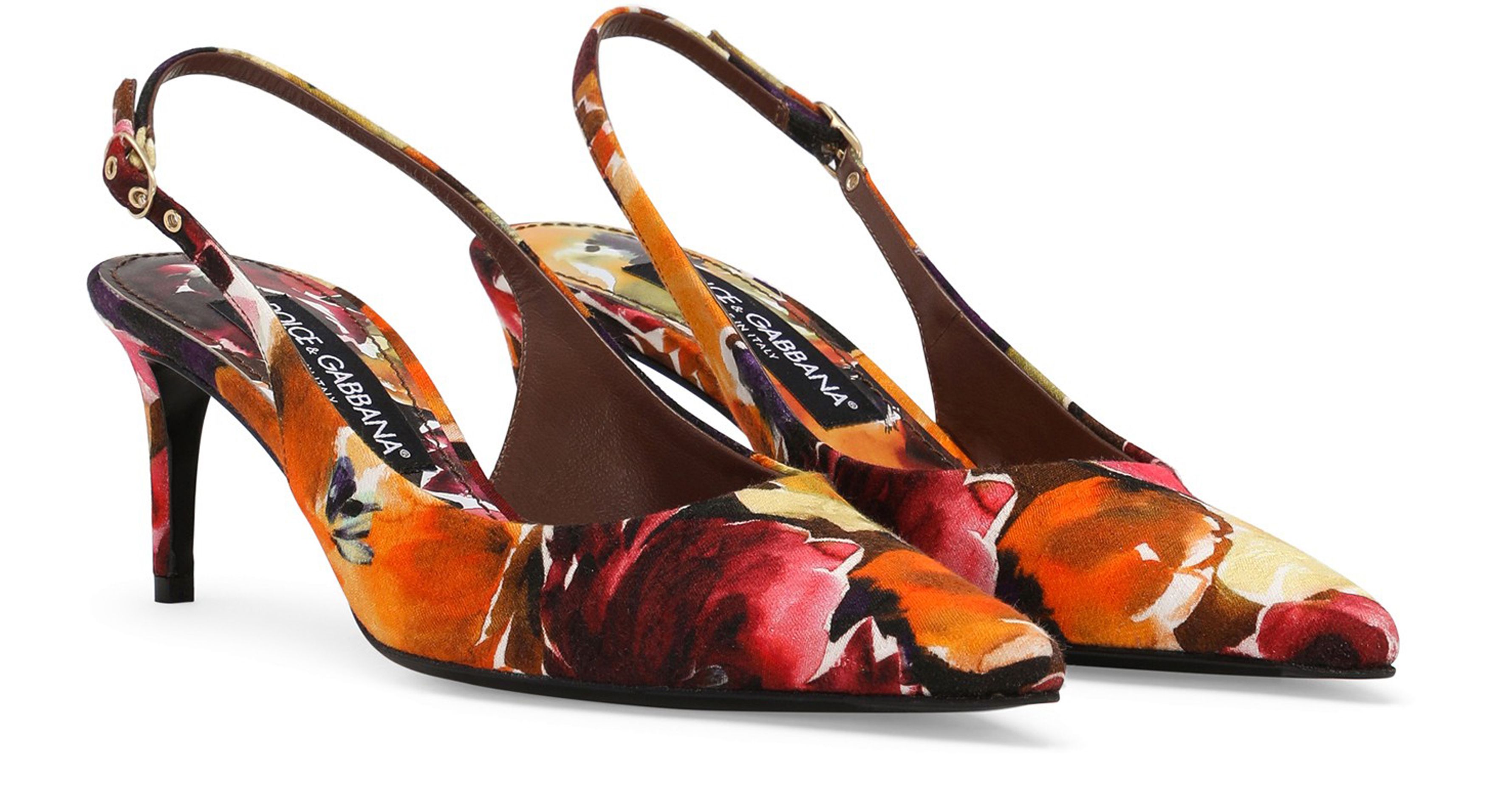 Dolce & Gabbana Brocade slingbacks