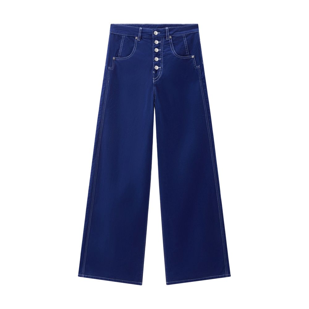 Woolrich Garment-dyed stretch cotton twill pants