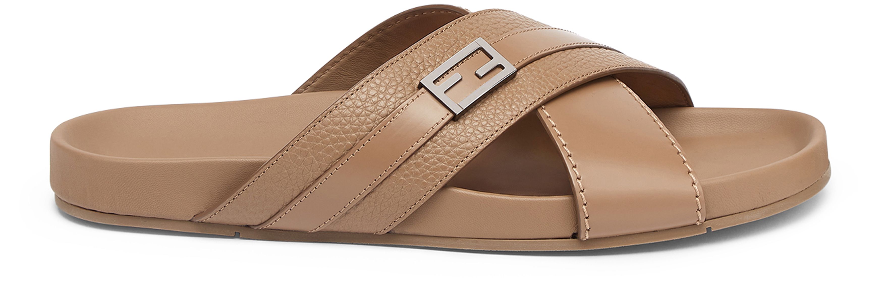 FENDI Leather Slides