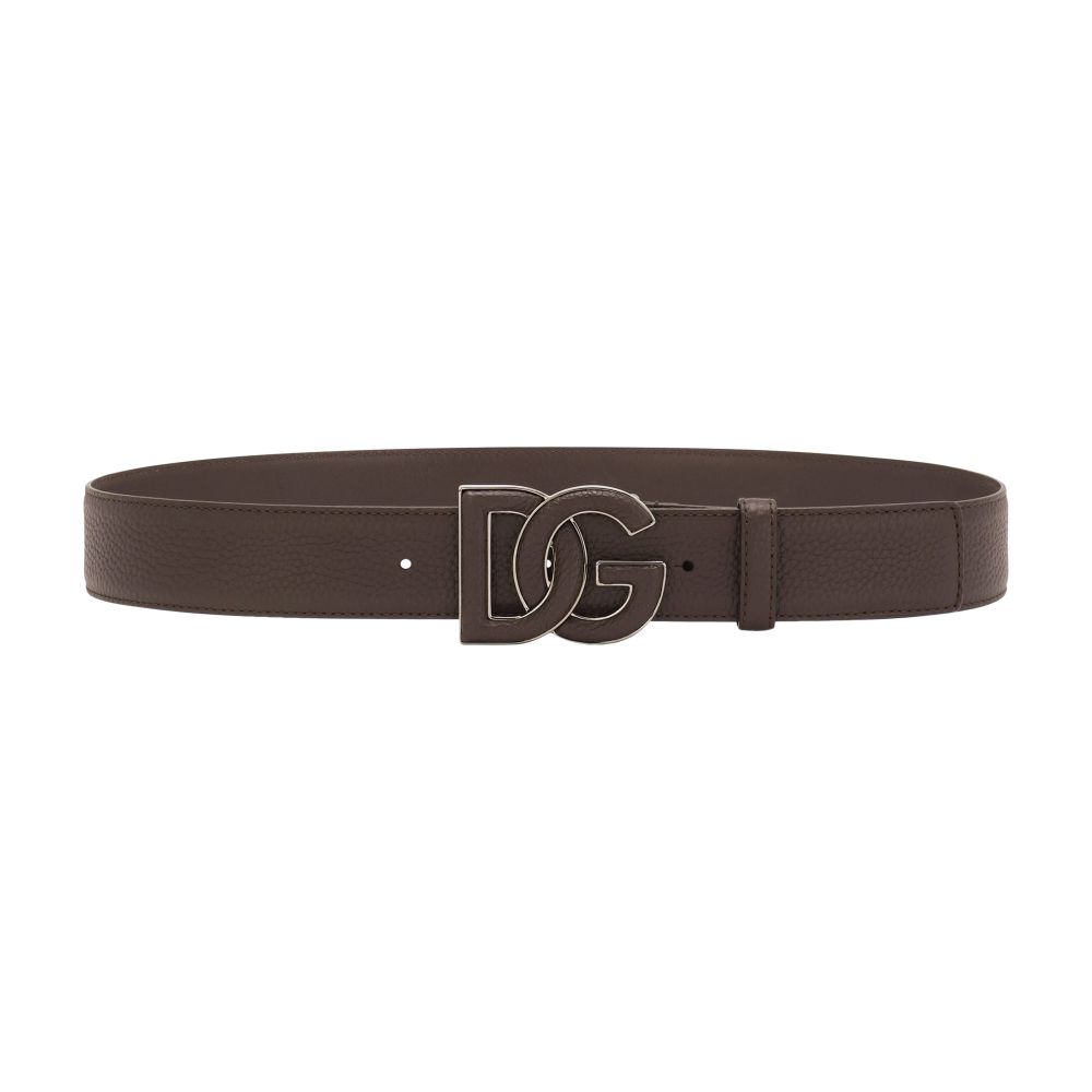 Dolce & Gabbana Calfskin belt with logo