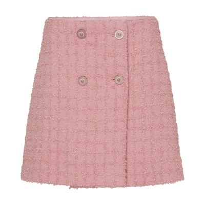 Versace Heritage Textured Tweed Skirt