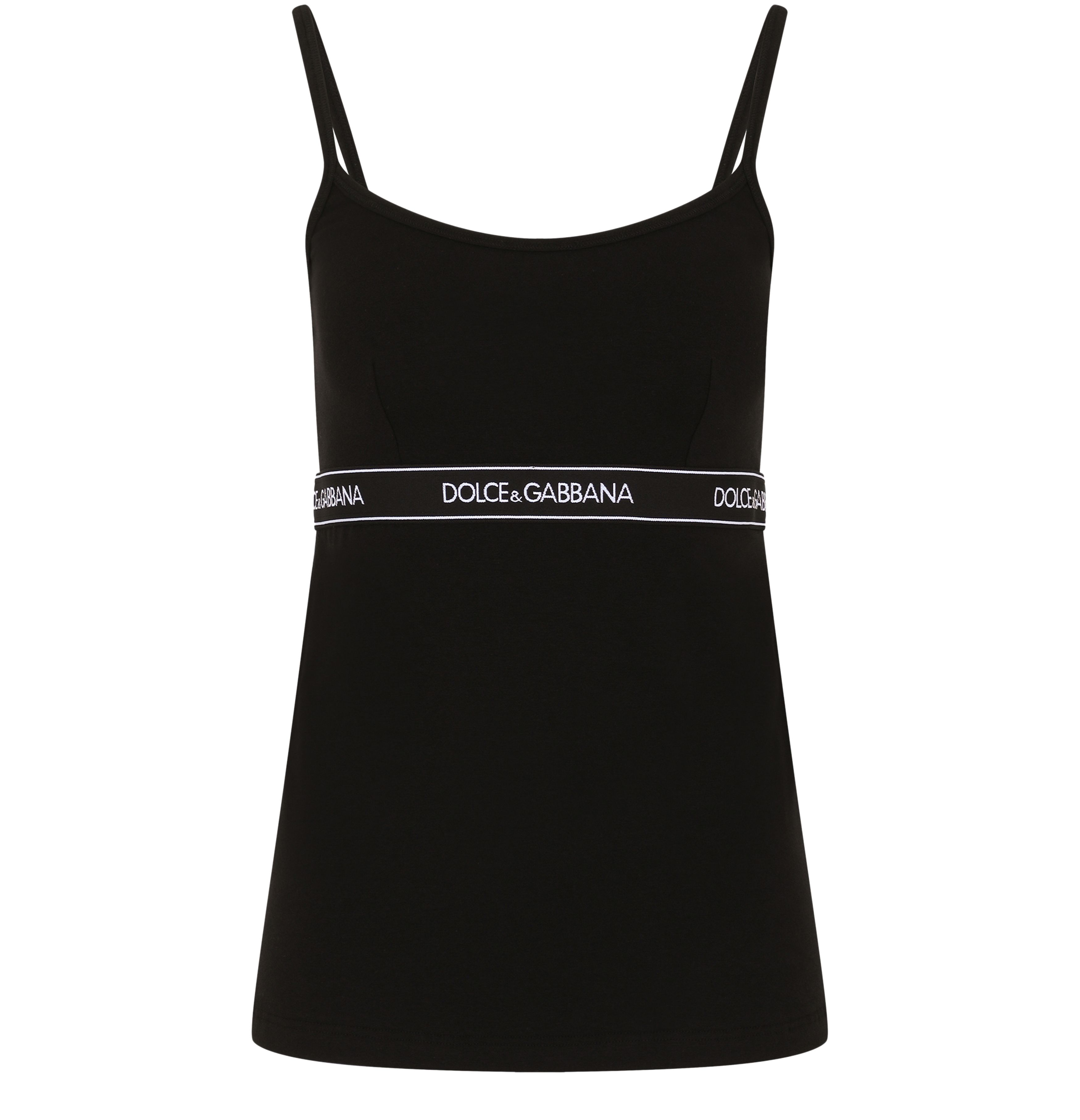 Dolce & Gabbana Jersey top with branded elastic