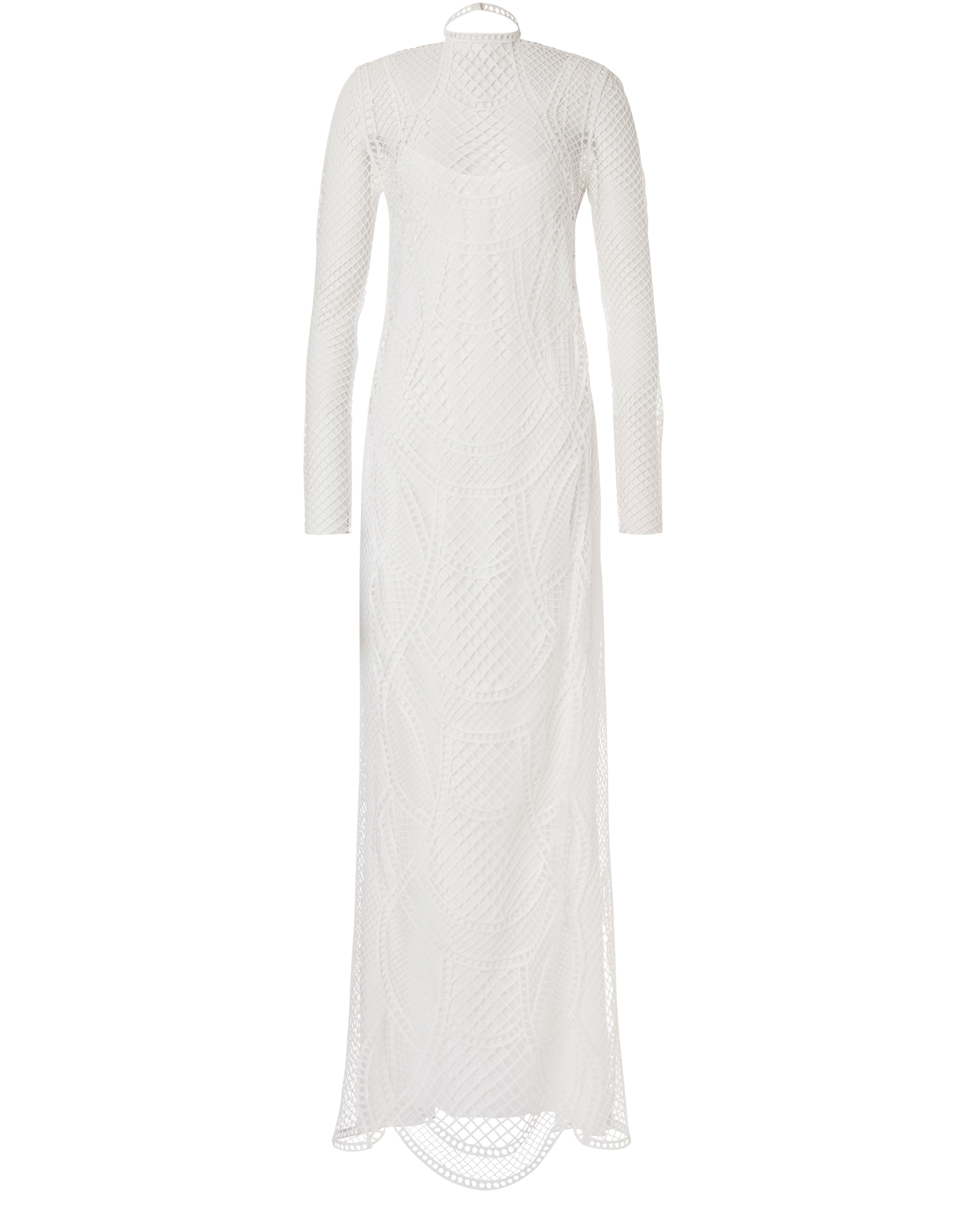 Alberta Ferretti Long dress in macramé