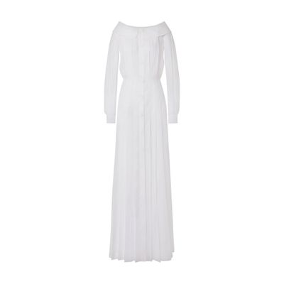 Alberta Ferretti Long dress in cotton organza