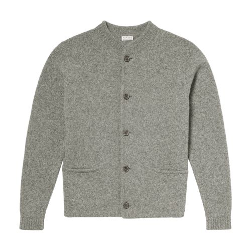  Wool thick cardigan