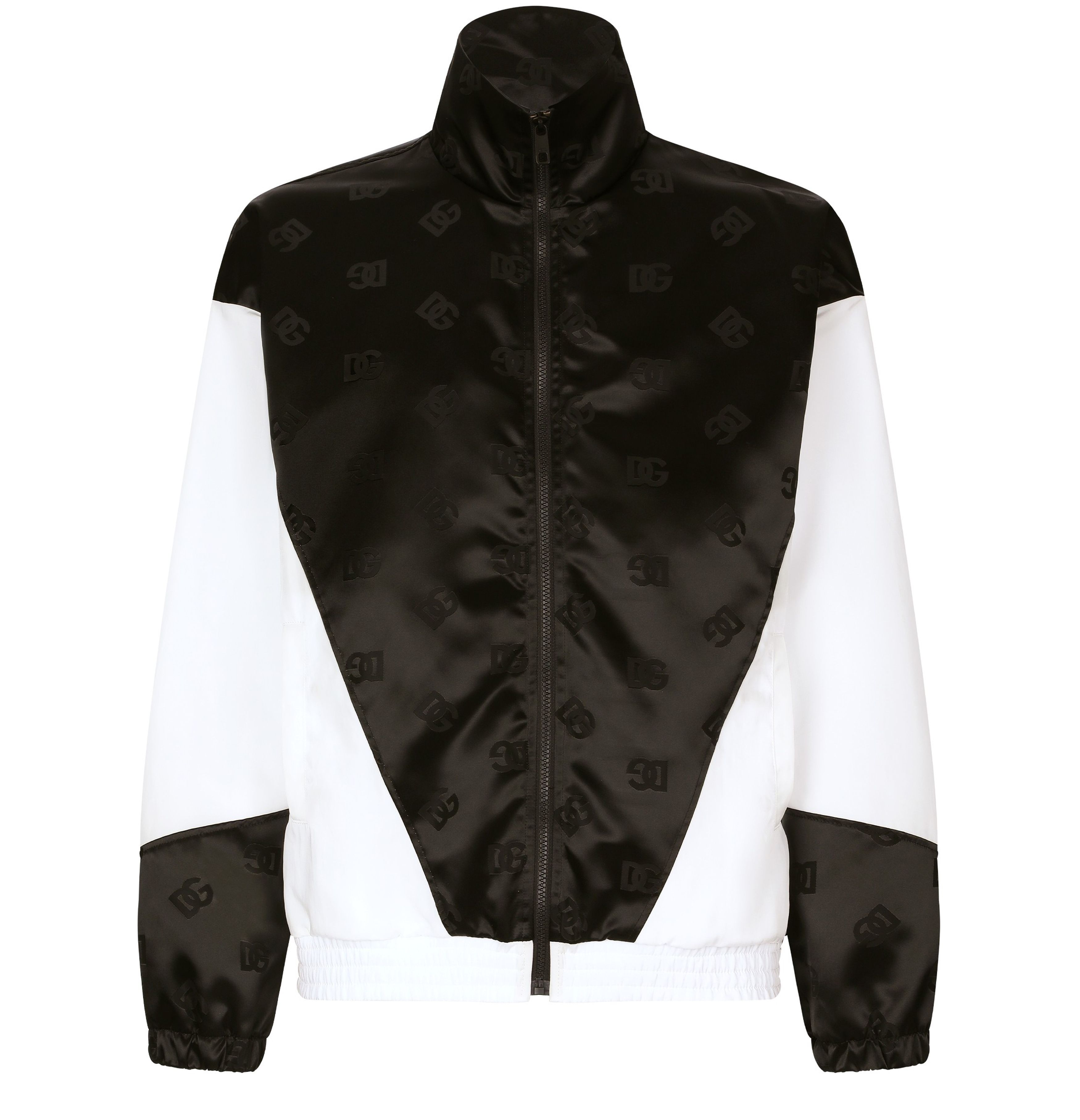 Dolce & Gabbana Zip-up nylon jacquard jacket