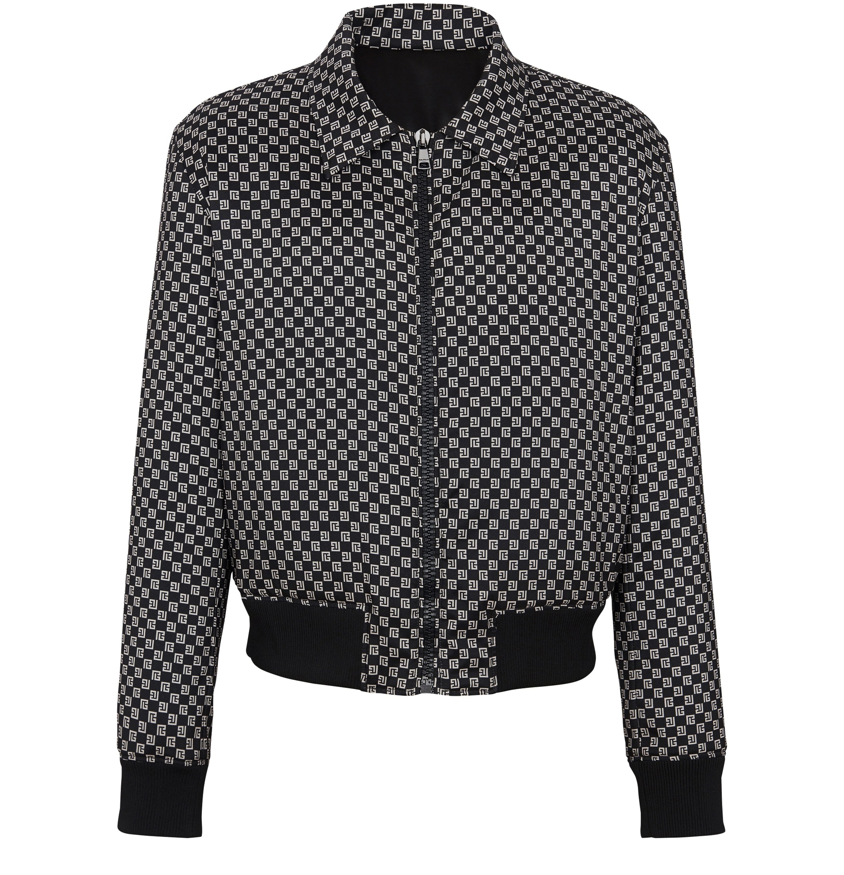 Balmain Mini Monogram Bomber Jacket