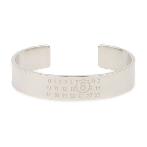 MM6 Maison Margiela Numeric minimal signature cuff bracelet