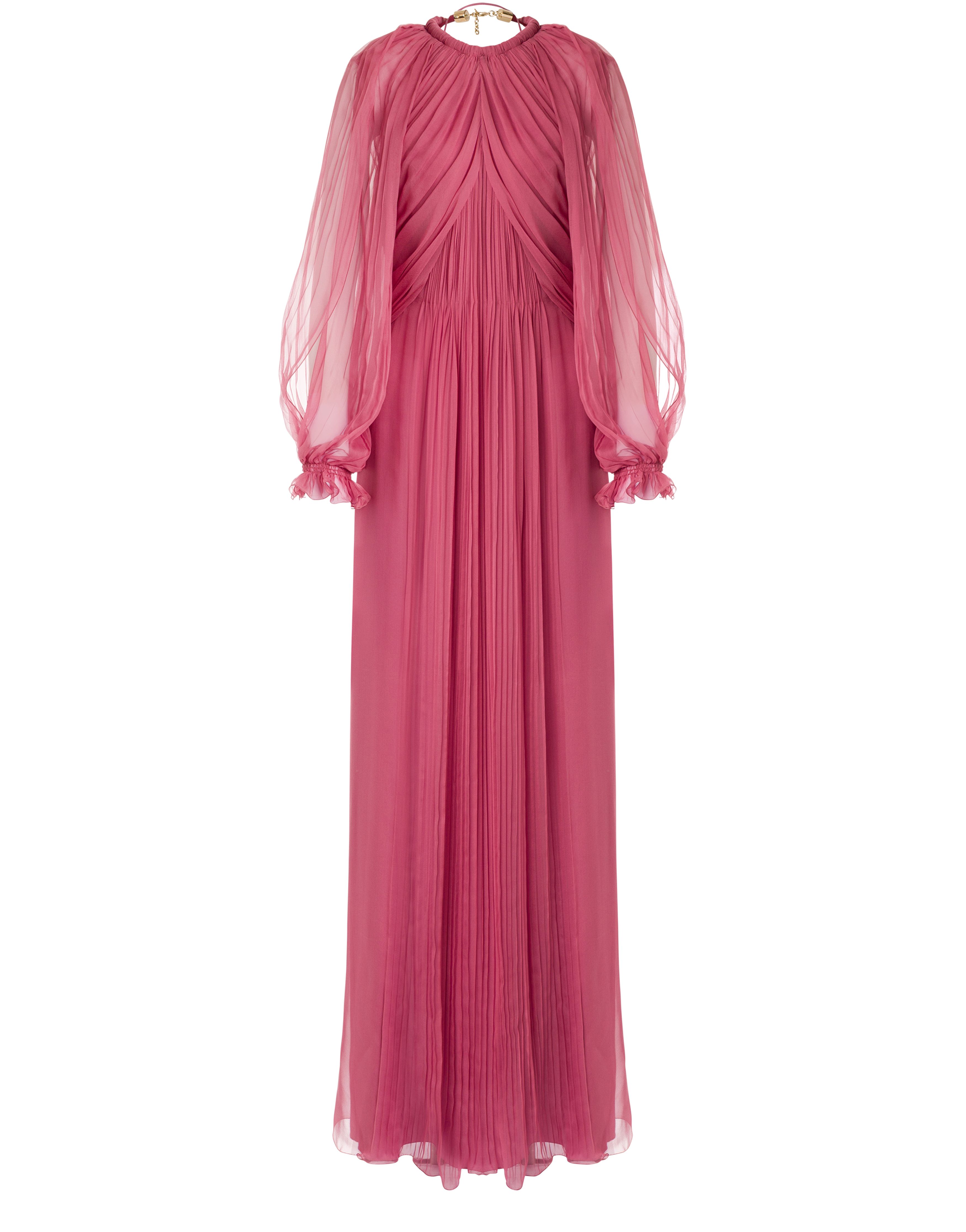 Alberta Ferretti Long dress in organic chiffon