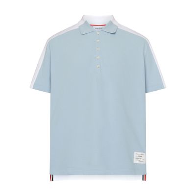 Thom Browne Trompe l'ail short-sleeved polo