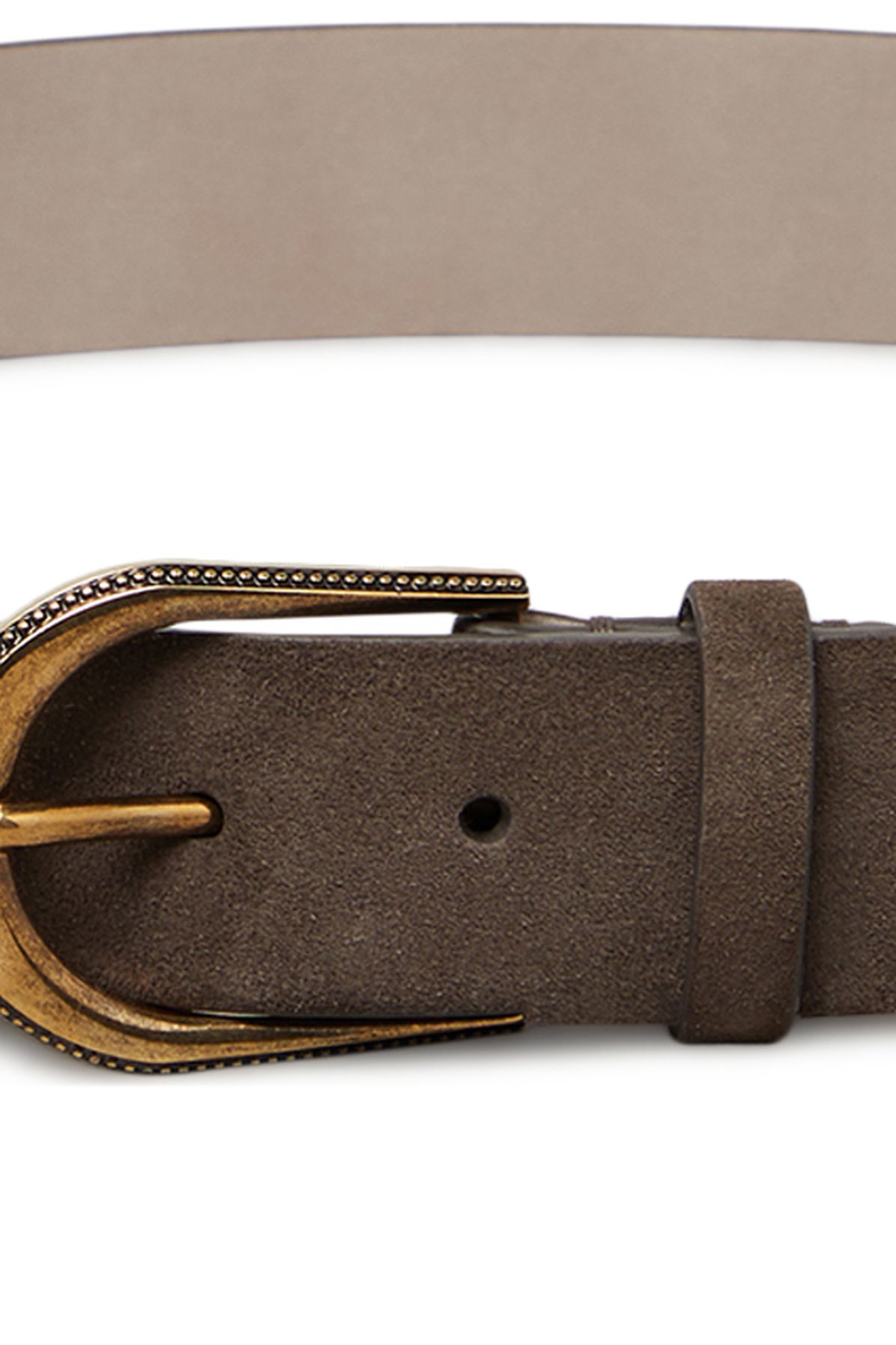 Brunello Cucinelli Suede calfskin belt