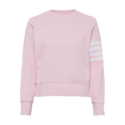 Thom Browne 4 Bar Raglan Sleeve Crew Neck Sweatshirt