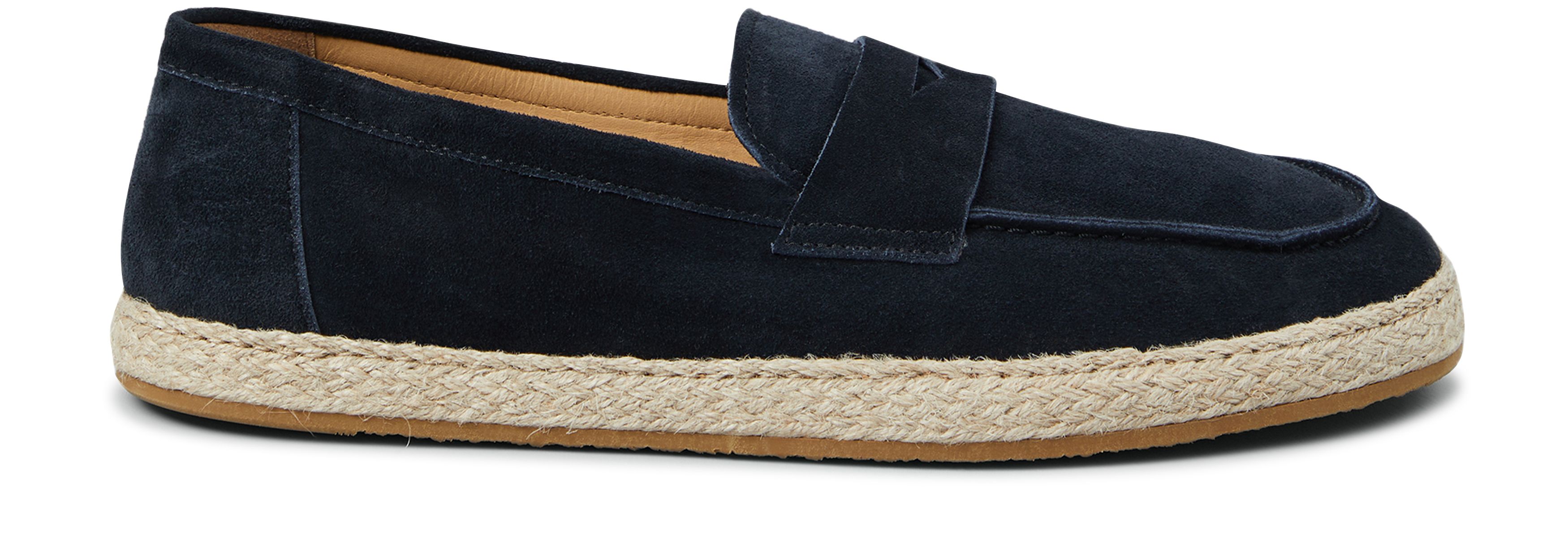 Brunello Cucinelli Suede loafers with rope insert