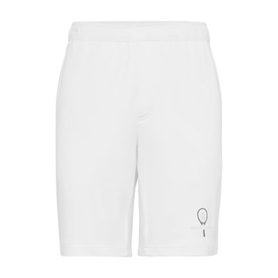 Brunello Cucinelli Bermuda shorts with Tennis logo