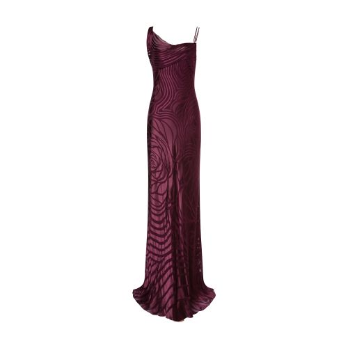 Alberta Ferretti Devouré satin dress