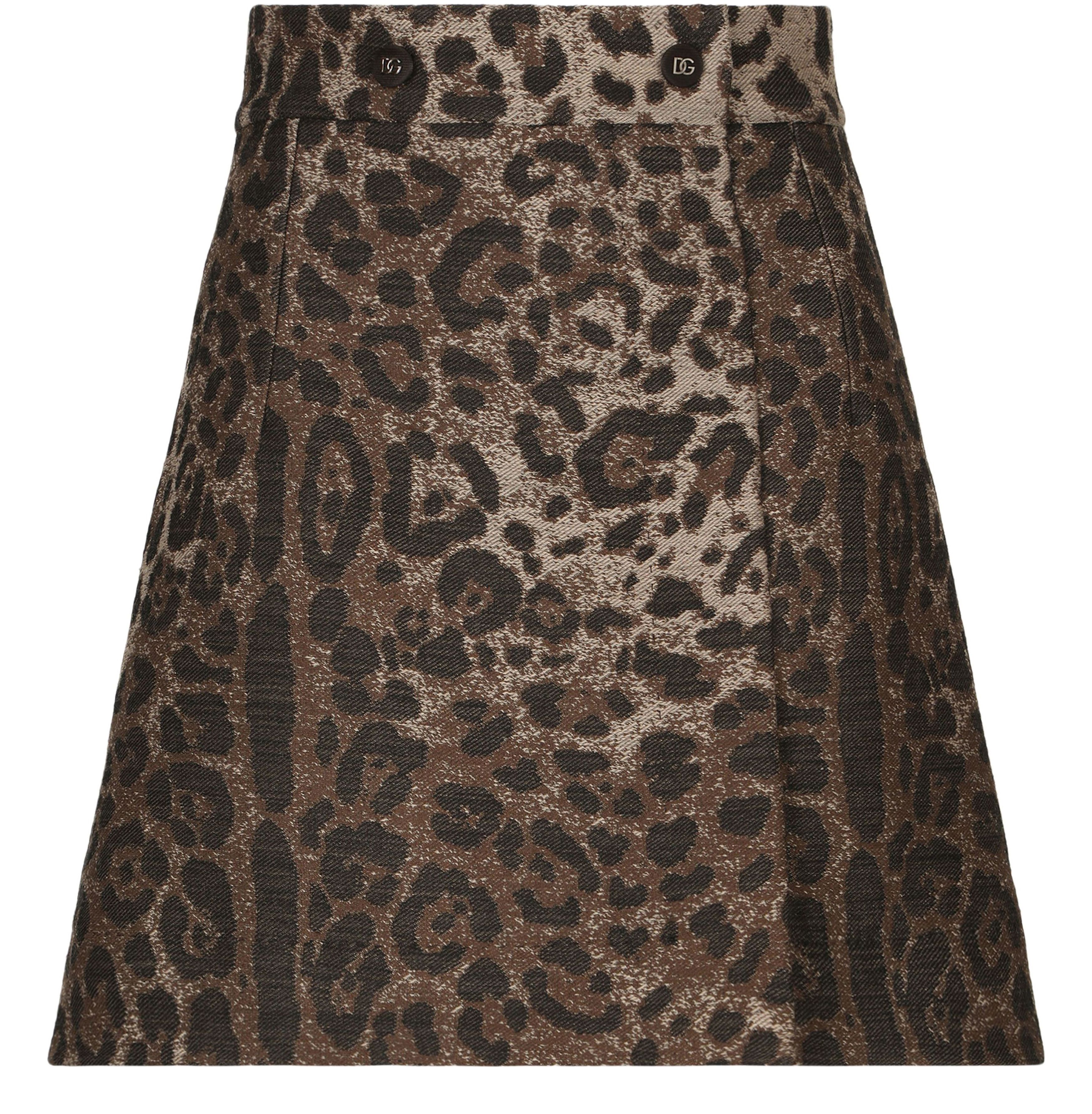 Dolce & Gabbana Short wool skirt