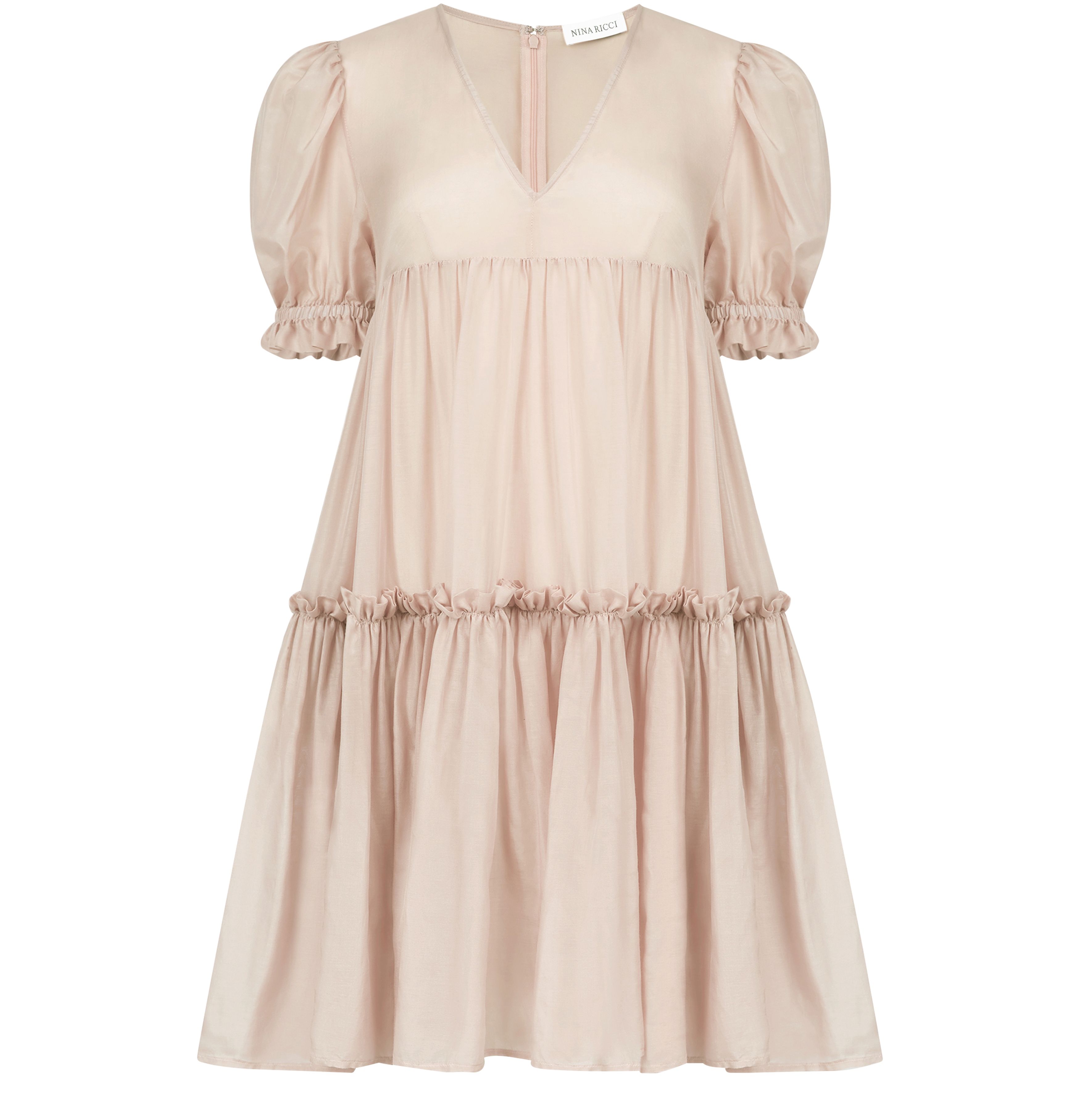 Nina Ricci Silk cotton blend babydoll dress