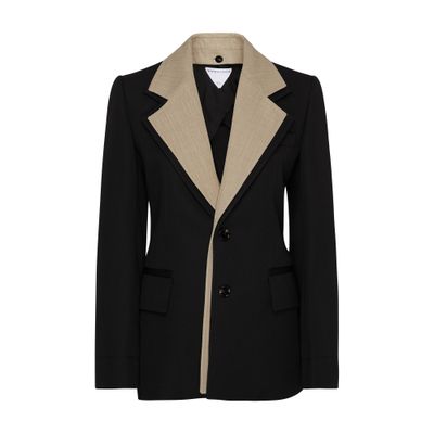 Bottega Veneta Slim-fit wool suit jacket