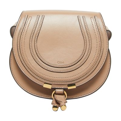 Chloé Marcie small glossy leather shoulder bag