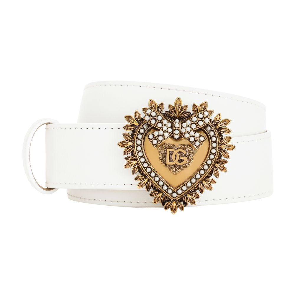 Dolce & Gabbana Leather Devotion belt