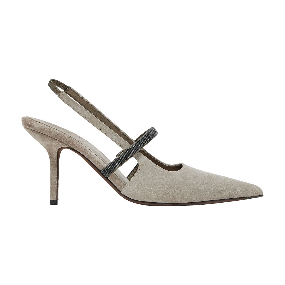 Brunello Cucinelli Suede pumps