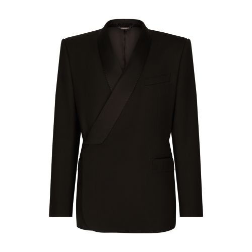 Dolce & Gabbana Double-breasted wool Sicilia-fit tuxedo jacket