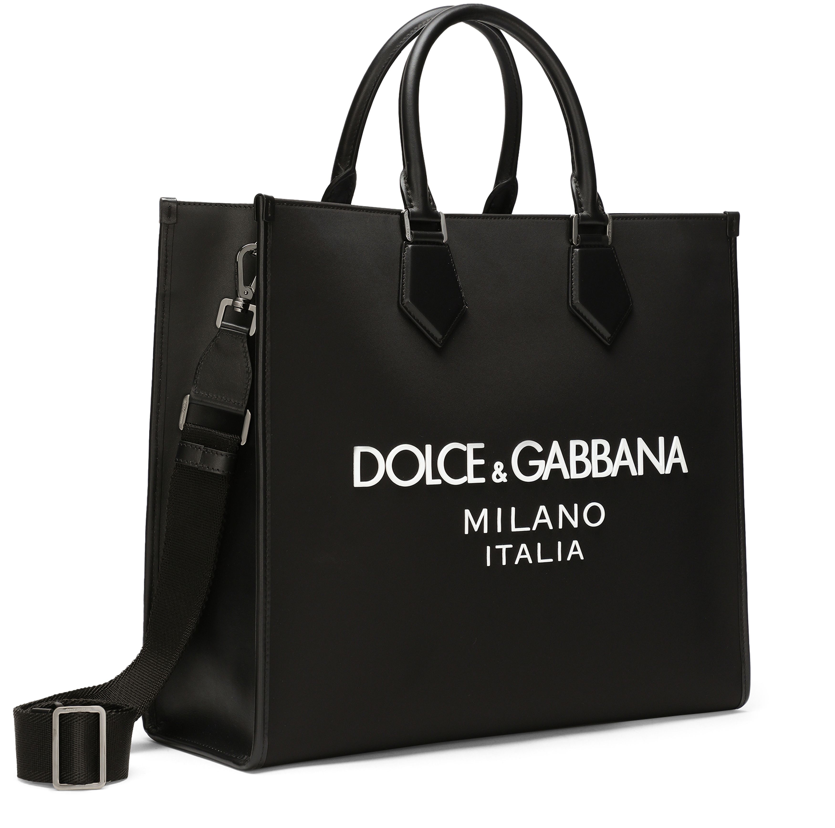 Dolce & Gabbana Shopper with rubberized logo