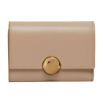 Loewe Pebble small vertical wallet