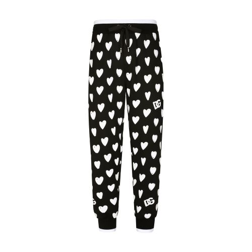 Dolce & Gabbana Jogging pants with DG heart print