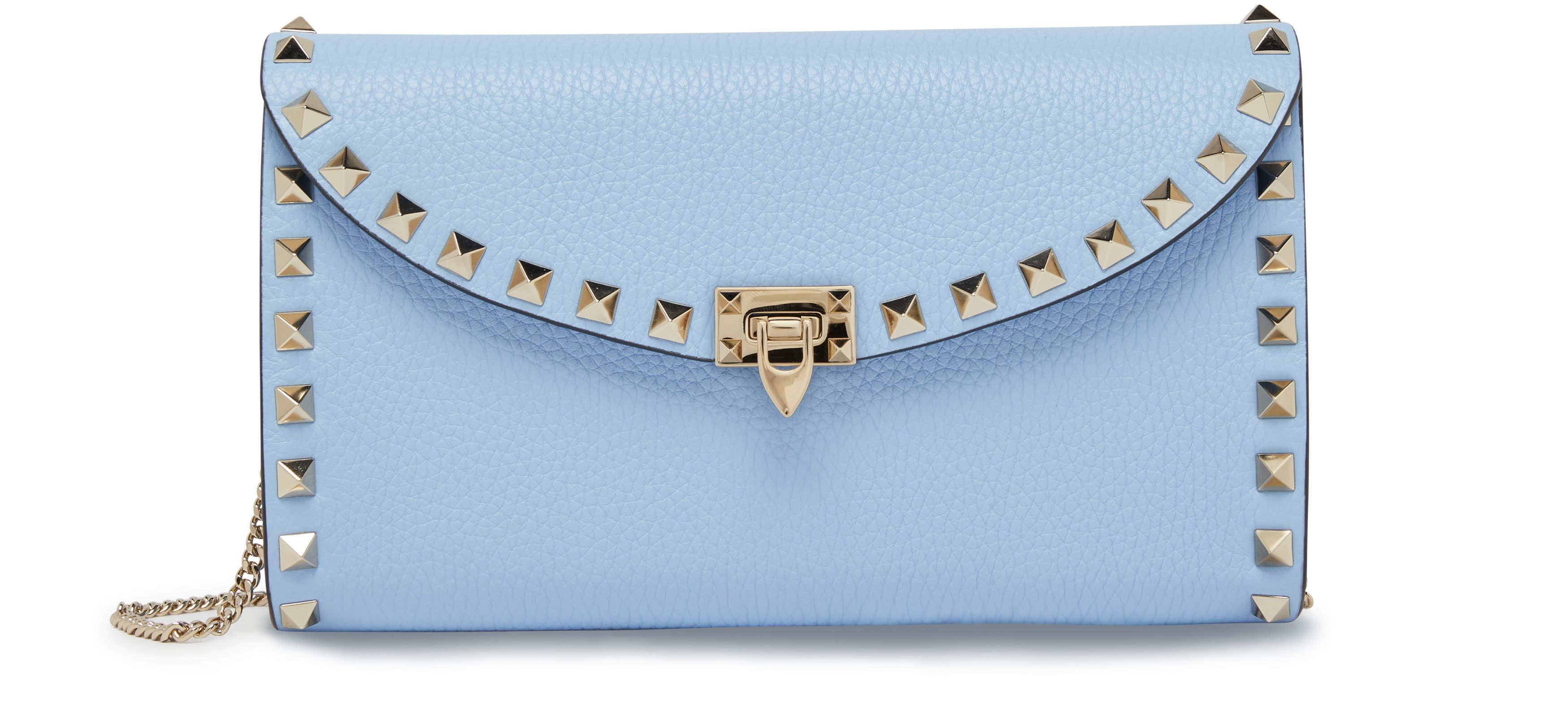 VALENTINO GARAVANI Rockstud wallet with chain