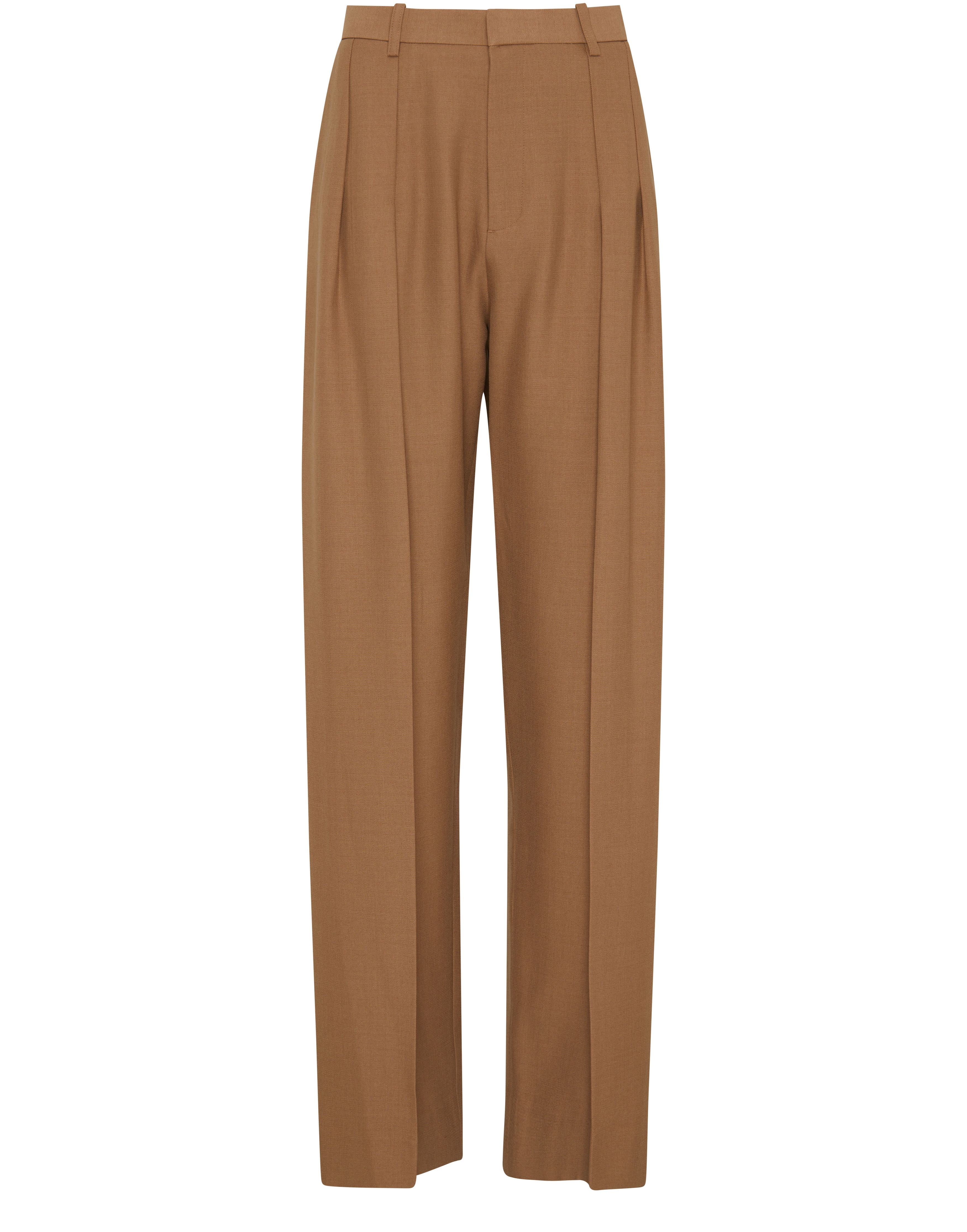 Victoria Beckham Front Pleat Trousers