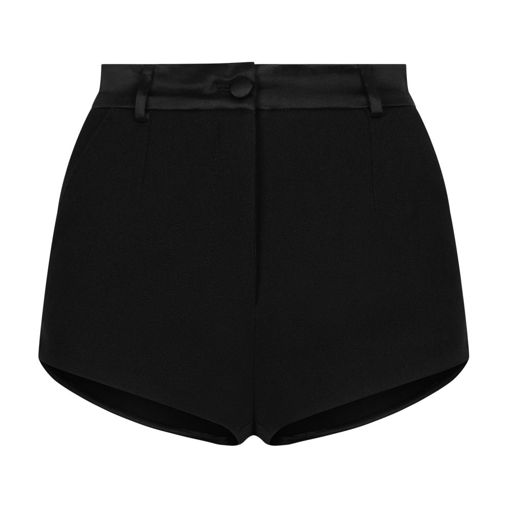 Dolce & Gabbana High waisted wool tuxedo panties