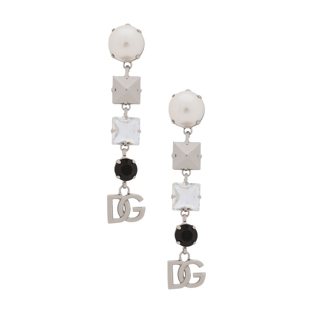Dolce & Gabbana Drop earrings with rhinestones