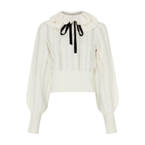 Zimmermann Luminosity Frill Neck sweater