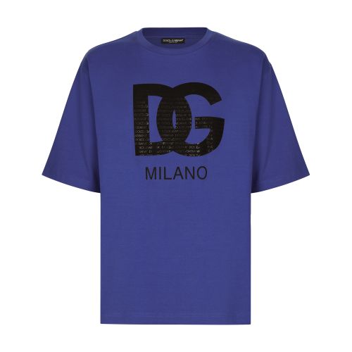 Dolce & Gabbana Cotton T-shirt with DG Milano print