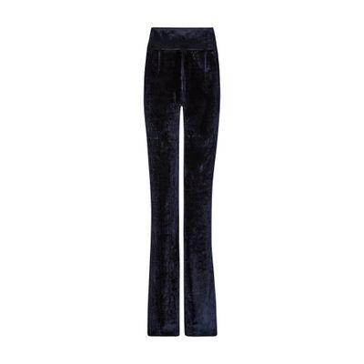  Sculpted velvet trousers