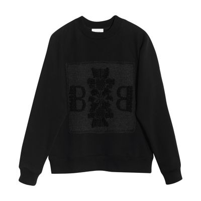 Barrie Sweatshirt with Barrie logo cashmere patch