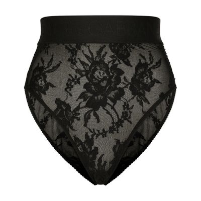 Dolce & Gabbana High-waisted lace briefs