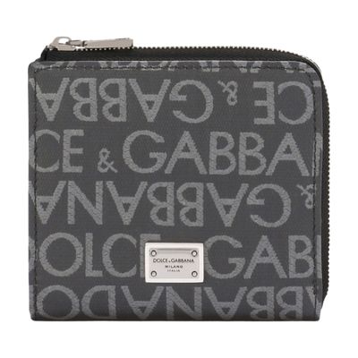 Dolce & Gabbana Coated jacquard card holder