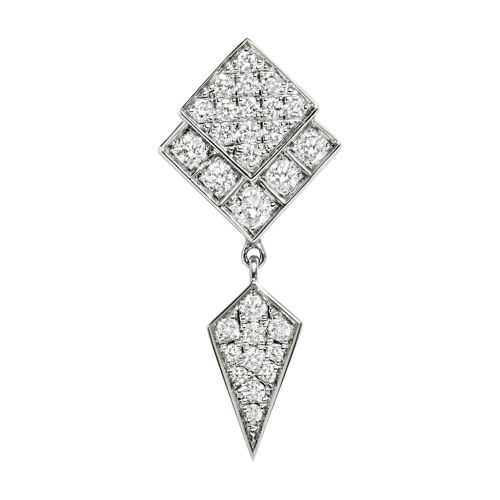  Stairway earring diamonds & silver